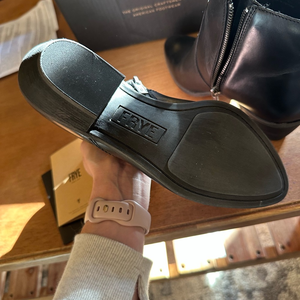 Frye Black Ankle Booties - Picture 7 of 9